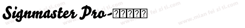 Signmaster Pro字体转换
